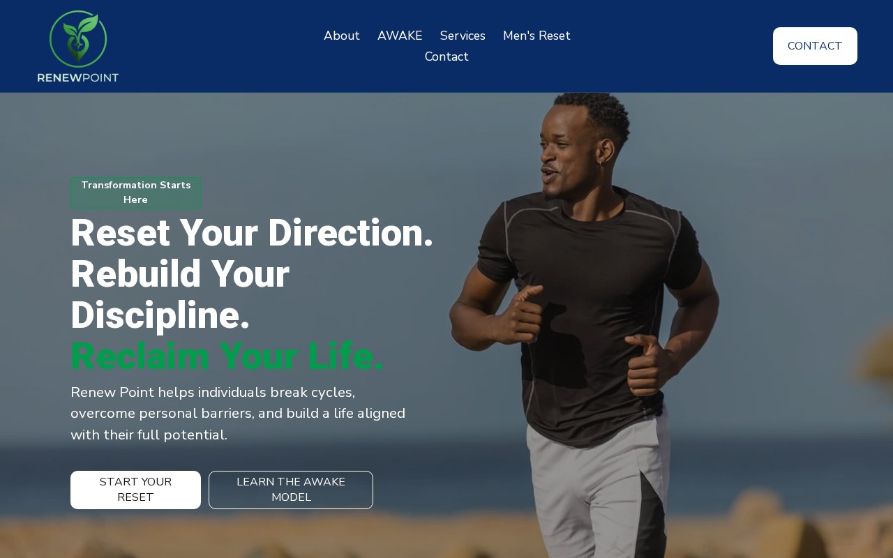 RenewPoint.co coaching website